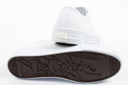 Lee Cooper Damen-Sneaker, modisches Weiß, bequem
