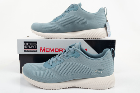 Skechers Bobs Squad-Tough Talk Damen Sportschuhe, leicht und bequem, blau
