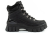 Lee Cooper Damen Winter-Wanderschuhe, isoliert, Schwarz, High-Top