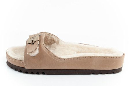 Scholl Iconic MEG Taupe Damen Flip-Flops [F303171062] Fell, beige.