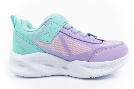 Skechers S Lights-Sola Glow [303714L/TQLV] LED Kinder Sportschuhe, lila.