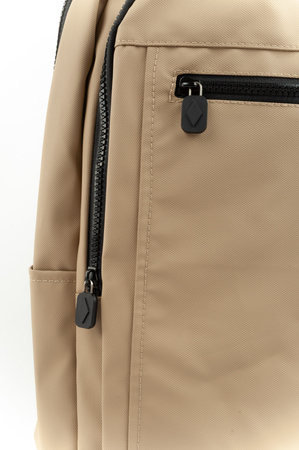 Lee Cooper Classic Urban Sports Schulrucksack in Beige, 22 l