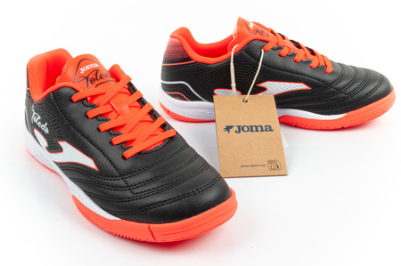 Joma Toledo JR 2601 Fußballschuhe für Kinder, für die Halle, schwarz