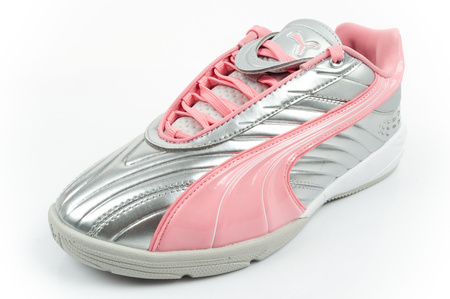 Puma V-S2 Goalgetter Sneaker für Kinder und Jugendliche, modisches Silber