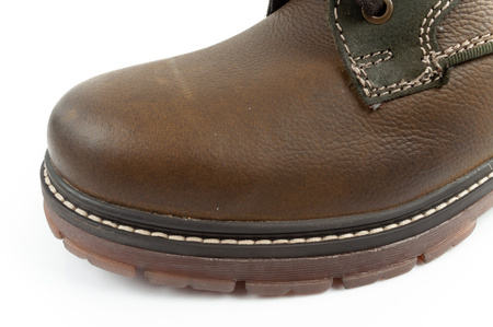 Wrangler Allan Mid Herren Chelsea Boots, elegante Lederstiefelette, Grünbraun