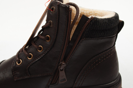 Wrangler Herrenstiefel Gillen Fur Braun Gefütterte Stiefel