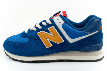 New Balance 574 Herren-Sneaker, Modisches Leder, Blau