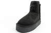 D. Franklin Damen-Winterstiefel, modische, pelzgefütterte, isolierte schwarze Stiefeletten
