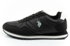 U.S. Polo Assn. Herren-Sneaker, modisch, bequem, Schwarz