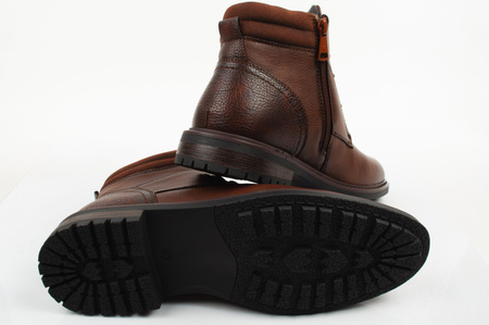 Wrangler Herrenschuhe George Brown Stiefelette mit Reißverschluss