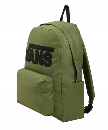 Vans Old Skool Drop Schulrucksack, Sportliches Grün, Klassischer City-Style, 22 l