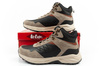 Lee Cooper Herren Winter-Wanderschuhe mit isoliertem Knöchelriemen, Beige, Schwarz