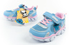 Leomil Kinder-Sportschuhe Stitch Leichte Sneaker mit Klettverschluss und LED-Beleuchtung, Blau