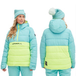 O'Neill Damen Winter Kängurujacke [1500028-45032] Snowboard Ski 10K, grün-blau.