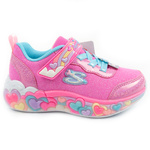 Skechers S Lights LED-Sneaker für Mädchen mit Klettverschluss