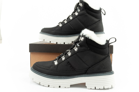 O'Neill Damen Winter-Wanderstiefel, gefütterte Stiefeletten, modisches Schwarz-Weiß