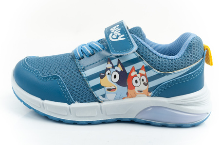 Leomil Kinder-Sneaker Bluey, leicht, mit Klettverschluss und LED-Beleuchtung, blau