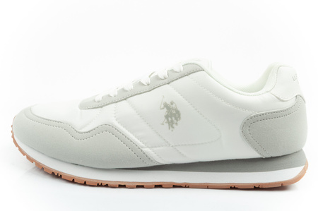 U.S. Polo Assn. Herren-Sneaker, modisch, bequem, weiß