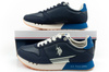 U.S. Polo Assn Sportschuhe, Herren-Sneaker, modisch, bequem, Blau