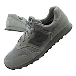 New Balance 373 Herren-Sneaker, modisches graues Leder und Wildleder