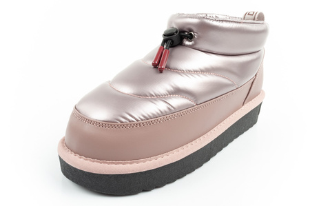 D. Franklin Damen Winterstiefel, modische, isolierte Stiefeletten, Roségold