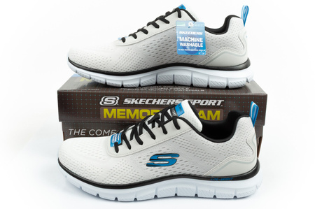 Skechers Track-Ripkent Herren-Sportschuhe – Bequem, leicht und modisch, Ecru