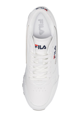 Fila Orbit Low Damen-Sneaker, modisch, bequem, leicht, Weiß, Grau