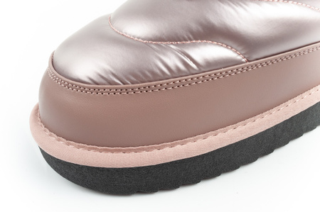 D. Franklin Damen Winterstiefel, modische, isolierte Stiefeletten, Roségold
