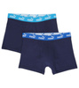 Puma Herren-Boxershorts, 2er-Pack, Marineblau, bequeme Baumwolle