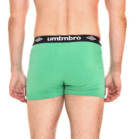 Umbro Herren-Boxershorts [UMUM0197 2SP] 2 PACK, grün.