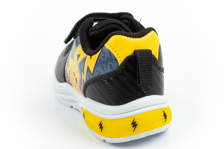 Leomil Kinder-Sportschuhe, leichte Pokémon-Sneaker mit Klettverschluss und LED-Beleuchtung, Schwarz und Gelb