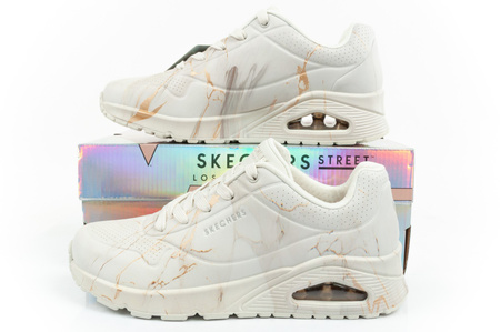 Skechers Uno Damen Sportschuhe [155584/OFWT], weiß.