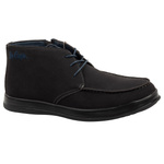 Elegante Herren-Ankle-Boots aus Leder mit Reißverschluss in Marineblau von Lee Cooper