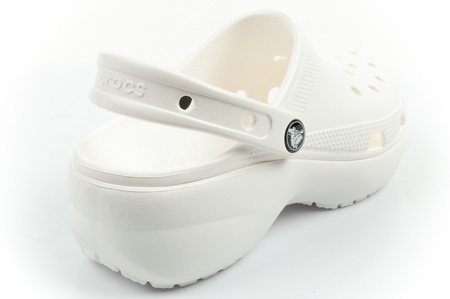 Crocs Klassische Plateau-Clog-Sandalen für Damen und Herren, Weiß, Unisex, modisch