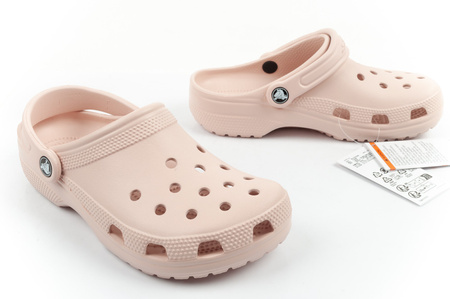 Crocs Classic Damen-Clogs-Sandalen, puderrosa, modisch und bequem