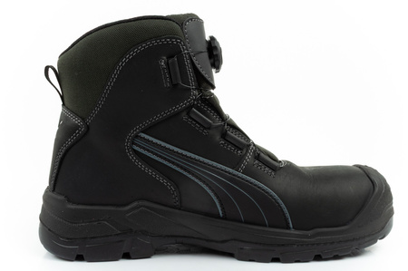 Puma Cascades Disc S3 High CI HI HRO SRC BOA Arbeitsschuhe, Schwarz