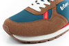 Lee Cooper Herren-Sneaker, modisch, bequem, strapazierfähig, Marineblau, Braun