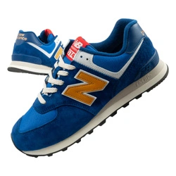 New Balance 574 Herren-Sneaker, Modisches Leder, Blau