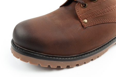 Wrangler Arch Herren Chelsea Boots, elegante Lederstiefelette, Dunkelbraun