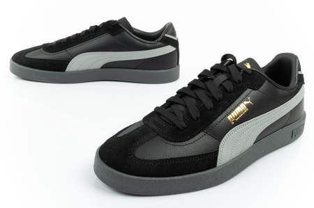 Puma Club II Era Herren-Sneaker, Schwarzes Leder