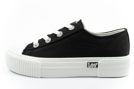 Lee Damen-Sneaker Isla, Schwarze Plateausohle, Komfortabel