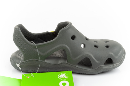 Crocs Swiftwater Kindersandalen [204021-08I] grau.