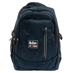 Lee Cooper Marineblauer klassischer Urban Sports Schulrucksack 22L
