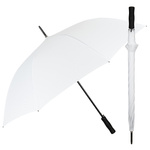 Perletti Langschirm XL 122 cm Weiß Windfest Automatik