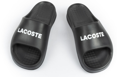 Lacoste Serve Slide Damen-Flip-Flops [2002H], schwarz.