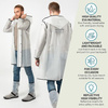 Perletti Herren-Regenmantel „Trench“ – weiß, mit Kapuze