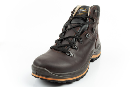Grisport Marrone Wasserdichte Leder-Wanderstiefel für Herren