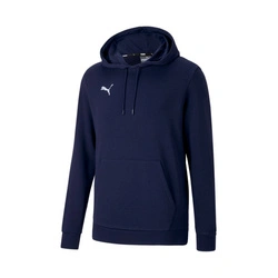Puma Herren-Kapuzenpullover aus Baumwolle mit Kängurutasche in Marineblau