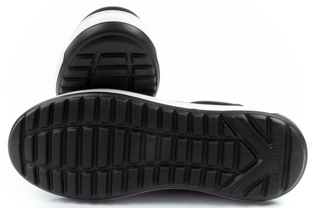 Karl Lagerfeld Herren-Sneaker Kapri, Schwarzes Leder