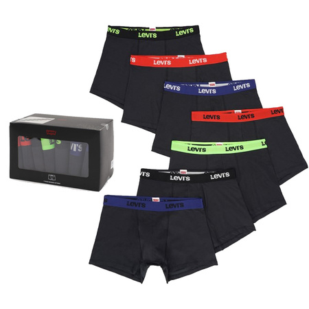 Levi's Herren Boxershort [701225625 001] 7er-Pack, mehrfarbig.